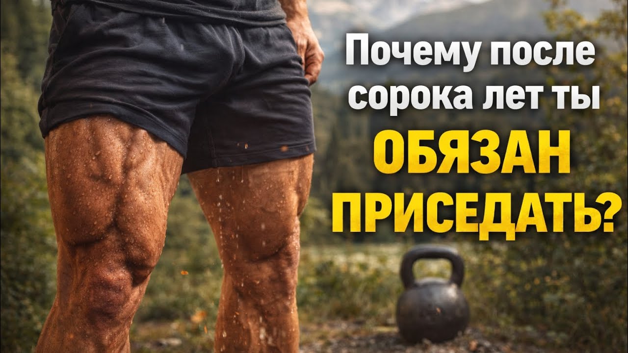 Почему Мужчины старше 40 ОБЯЗАНЫ КАЧАТЬ НОГИ !