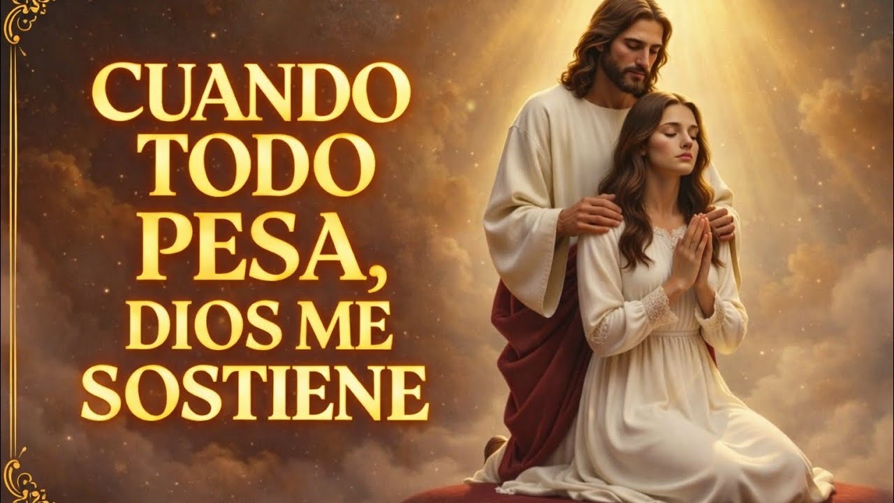 Cuando Todo Pesa, Dios Me Sostiene | Música de Adoración Cristiana para Tiempos Difíciles