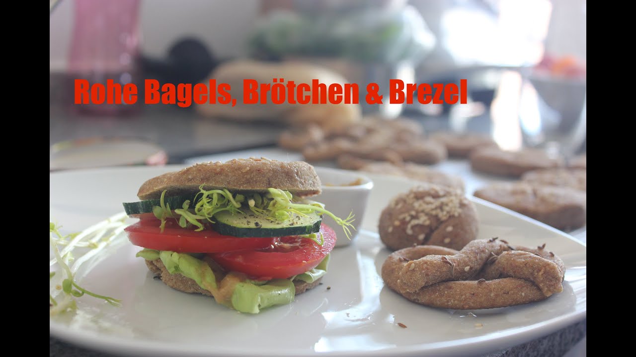 BROHT - rohe Bagels, Brötchen & Brezel - glutenfrei, salzfrei und vegan
