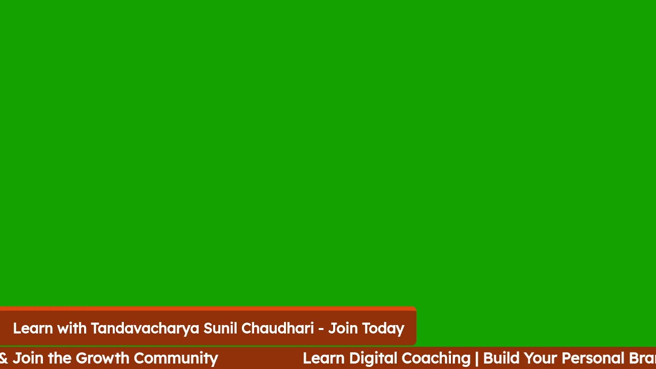 Learn with Tandavacharya Sunil Chaudhari - Join Today
