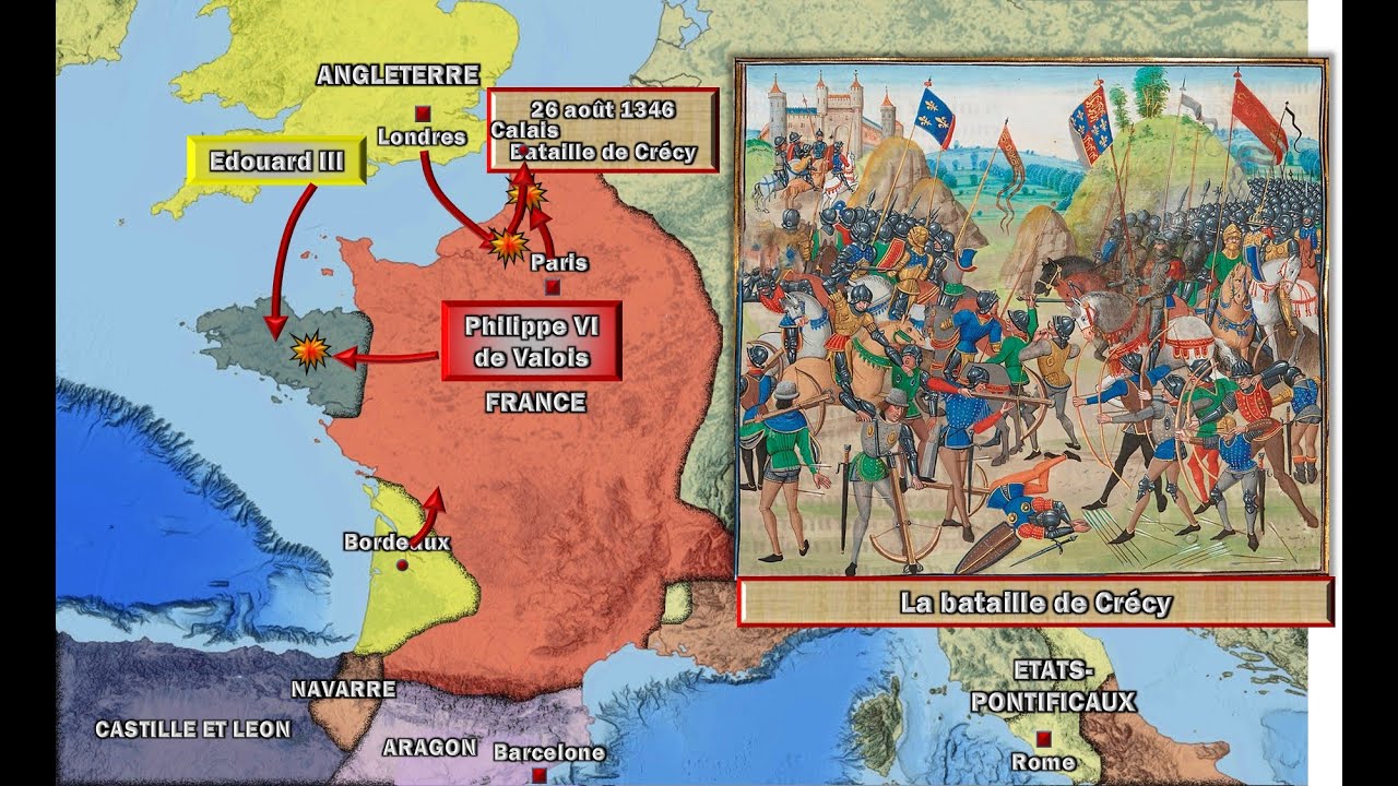 Le d&eacute;but de la Guerre de Cent Ans (1337 - 1380)