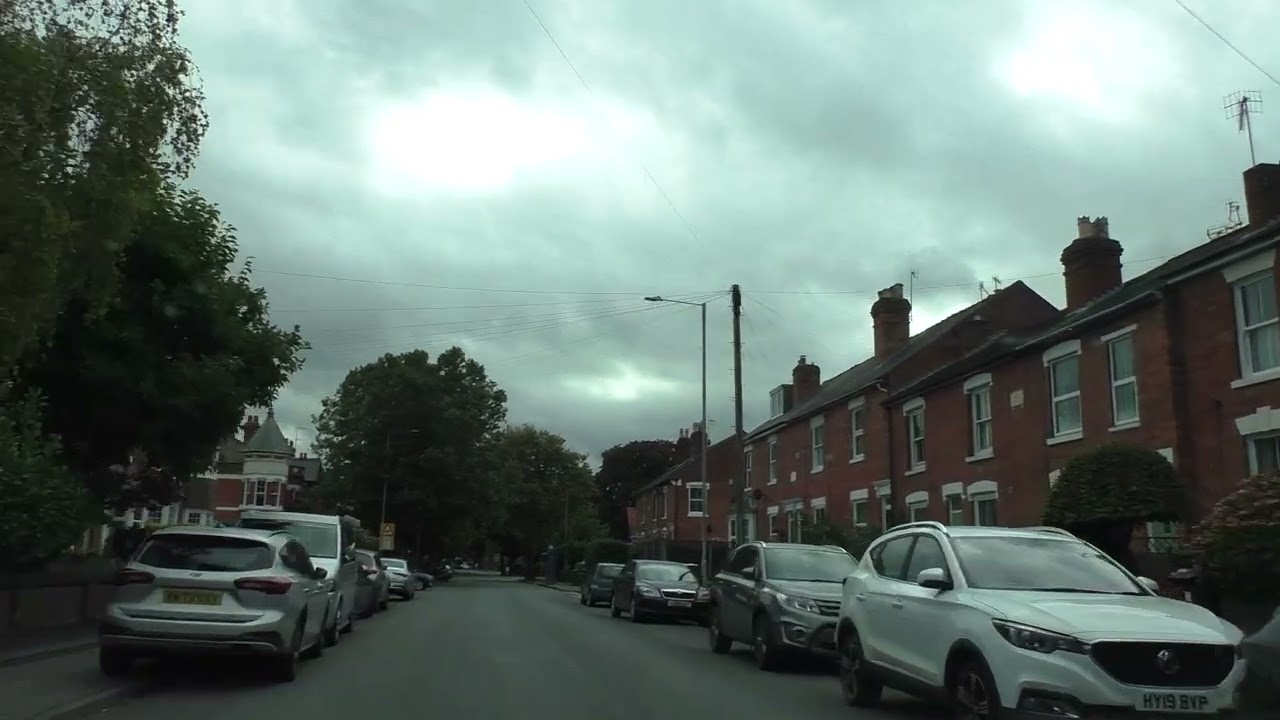 Driving On Malvern Road & Abbey Road, Worcester, Worcestershire, England 25th September 2024