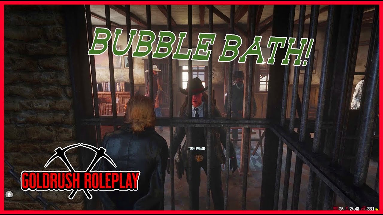 Red Dead Redemption 2 GoldrushRP ** I Just Wanted A Bubble Bath! **