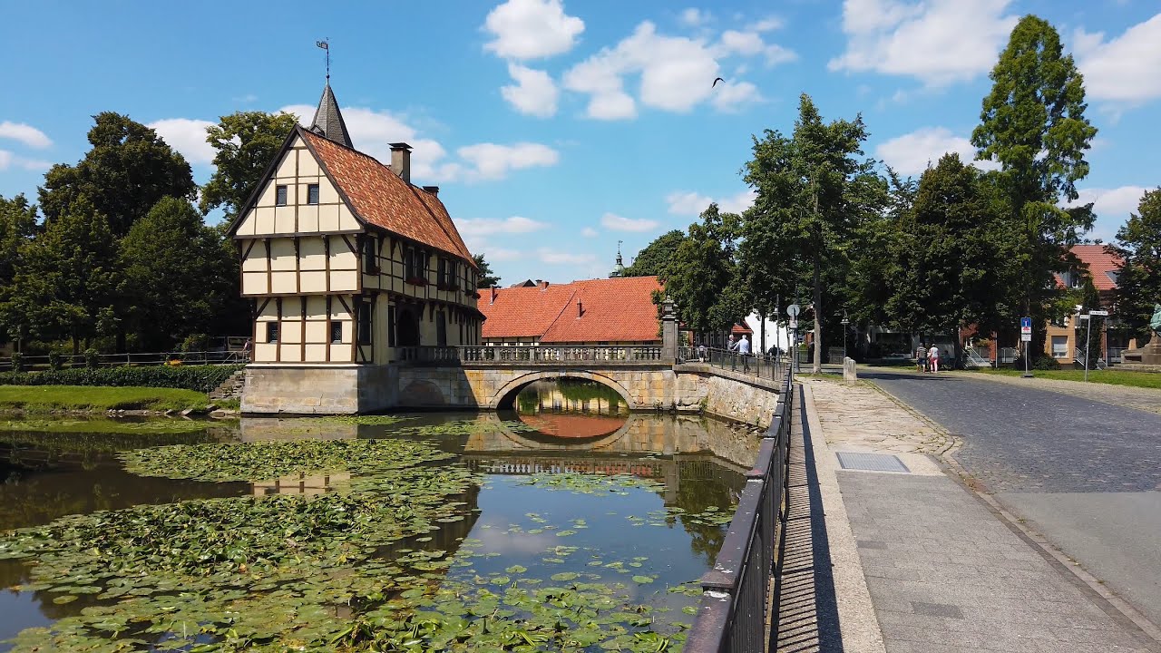 Walking in Steinfurt 🌤️ | Münsterland | Germany - 4K60