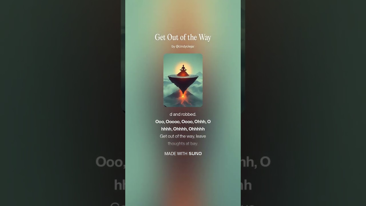 Get Out of the Way