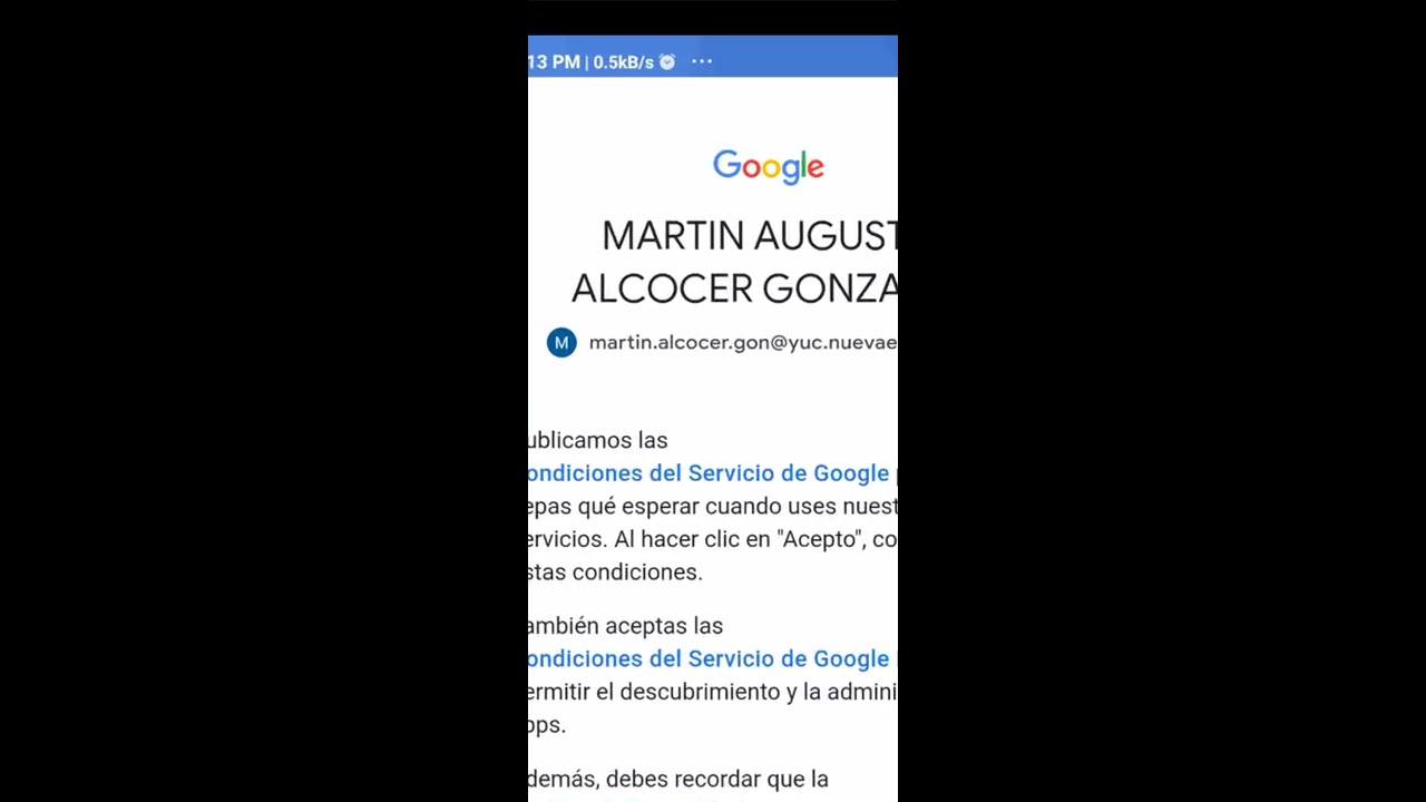 Entrar a Classroom desde el celular con la cuenta institucional