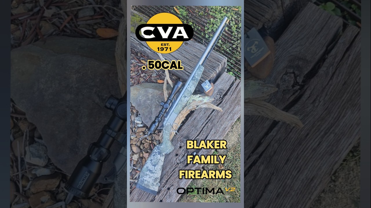 This isn't your Average Deer Rifle ! 🦌 The all New CVA Optima V2 .50cal Muzzleloader w/ Konus Scope