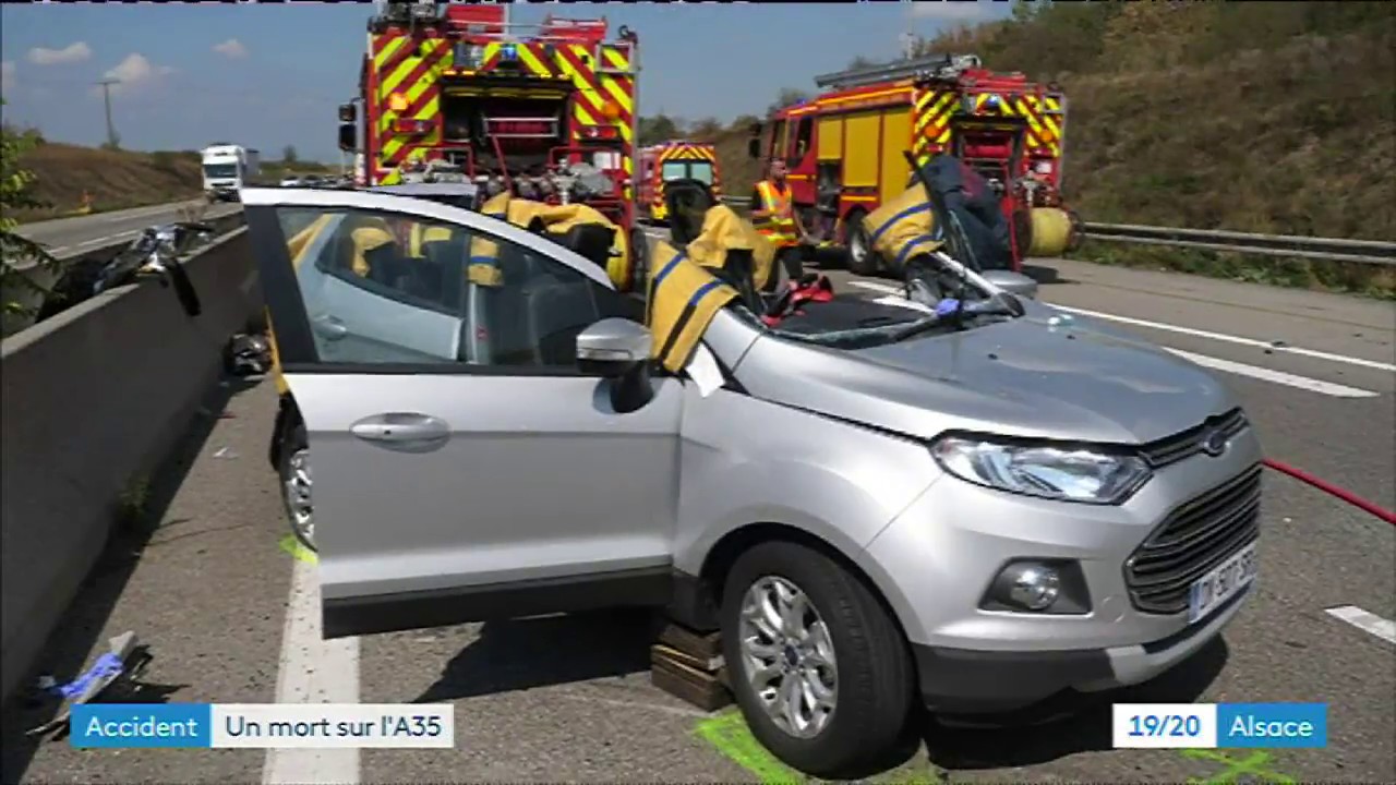Accident mortel de poids lourd sur l'A35