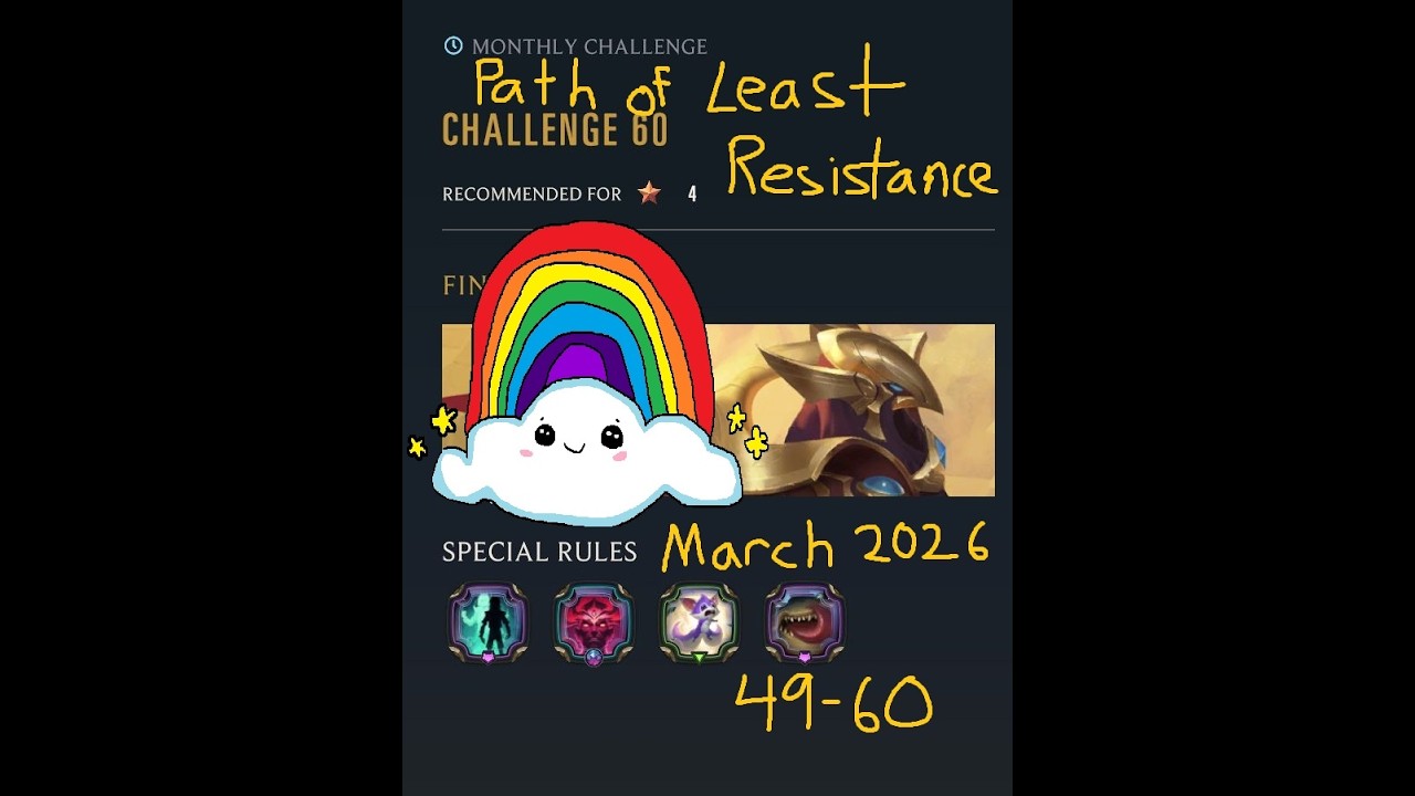 Monthly Challenges 49-60 - March 2026 (3* No Epics) - Legends of Runeterra - The Path of Champions