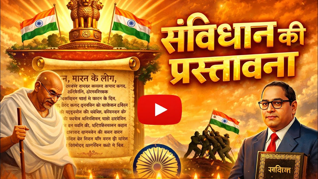 भारतीय संविधान की प्रस्तावना/ उद्देशिका/Preamble Of Indian Constitution 