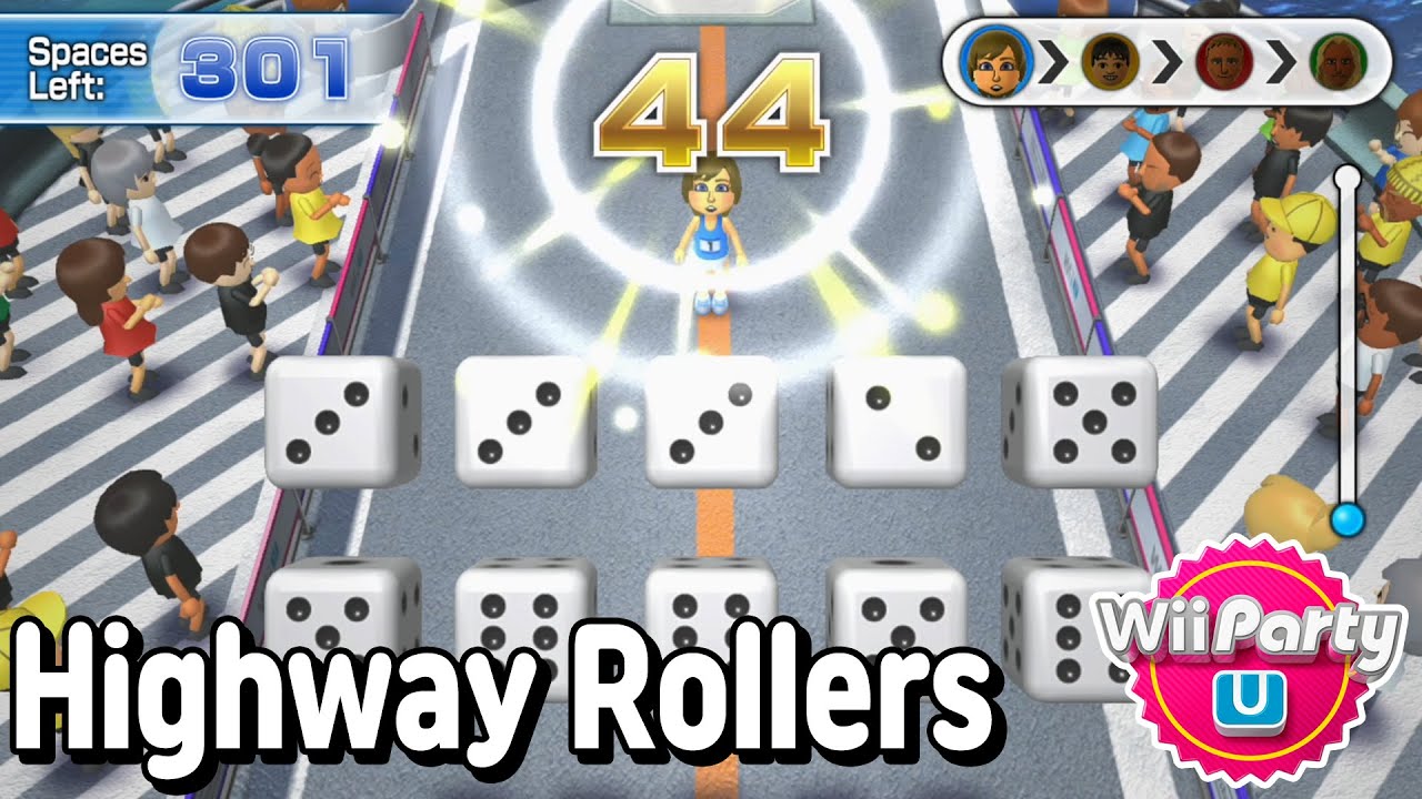 Wii Party U - Highway Rollers | Rayna, Rui, Enrique and Ji-Hoon | Alexgaming