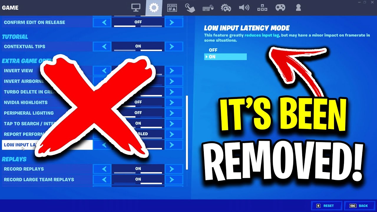 Why Fortnite REMOVED This Popular Setting! (Low Input Latency Mode)