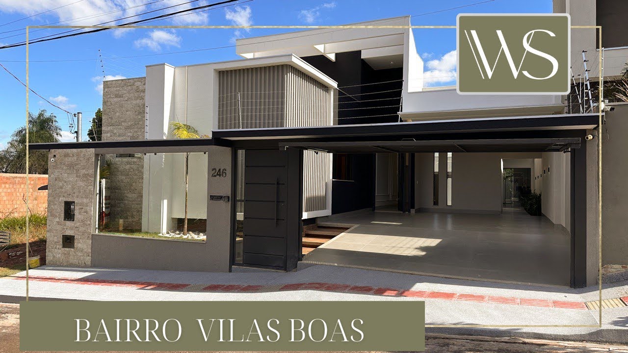 VENDIDA-CASA À VENDA COM 04 SUÍTES - BAIRRO VILAS BOAS - CAMPO GRANDE MS
