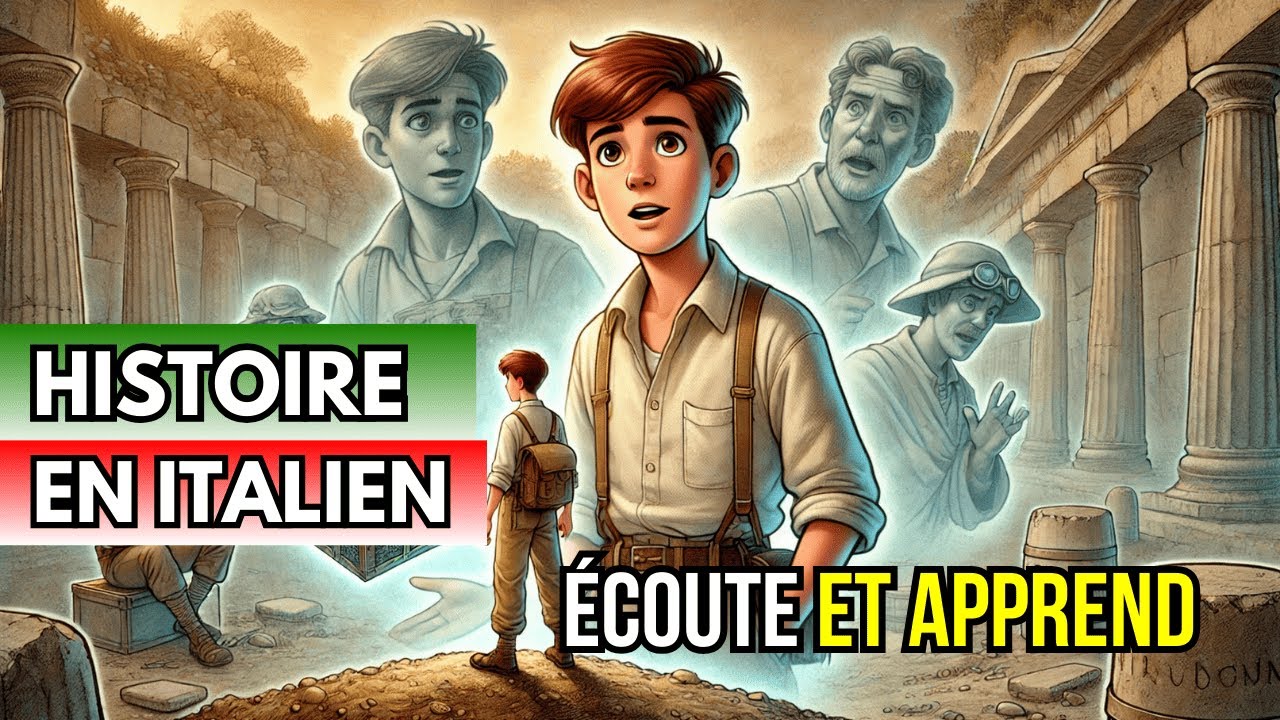 Histoire captivante en italien – Plongez dans l’Antiquité ! 🏺✨