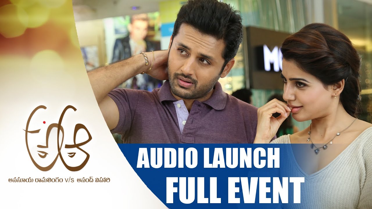 A Aa Telugu Movie Audio Launch Full Event || Nithin || Samantha || Trivikram || Mickey J Meyer