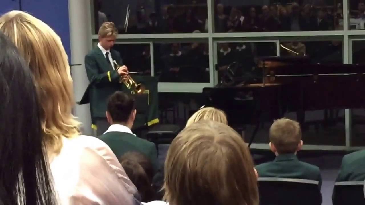 Bailey Pickles performing 'Remember' at school May 2016.