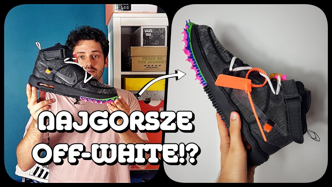 NAJGORSZE BUTY OD OFF-WHITE?! Nike Air Force 1 Mid x Off-White