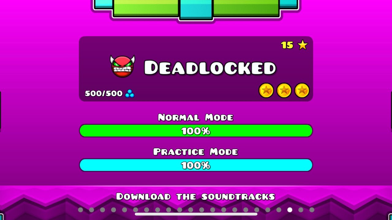 Geometry Dash: Deadlocked - All Coins 100% Completion!