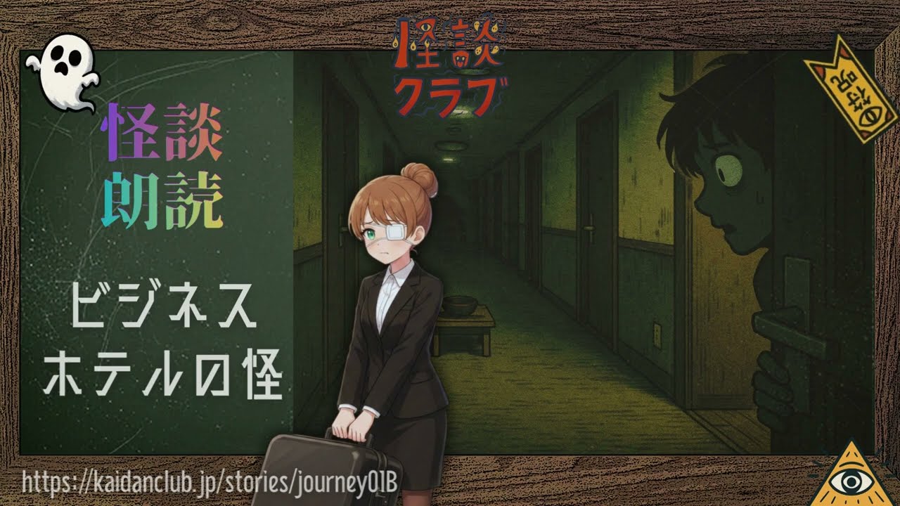 ビジネスホテルの怪 | 👻怪談クラブ朗読17  #作業用 #睡眠用