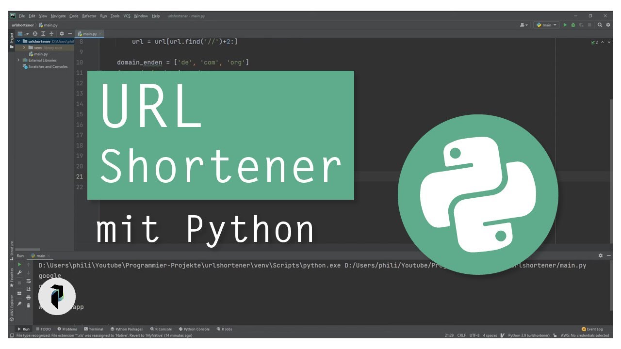 URL Shortener mit Python