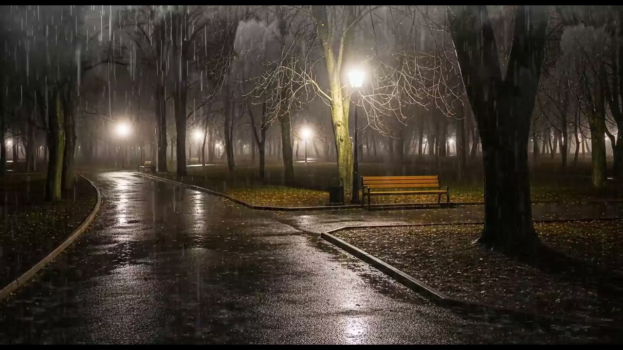 Fast Calm Down ⚡ Continuous Rainstorm & Thunder