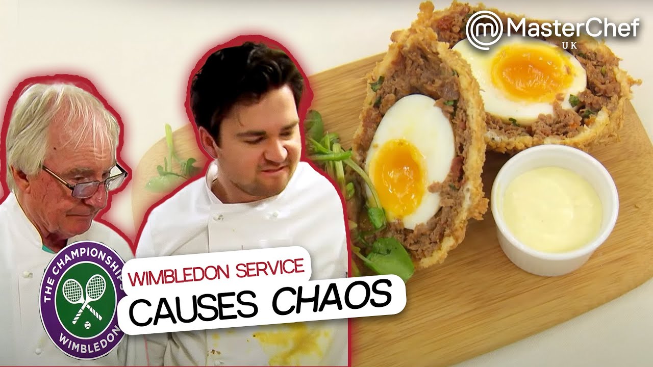 Wimbledon Lunch Service Causes Chaos | Celebrity MasterChef UK | Full Episode