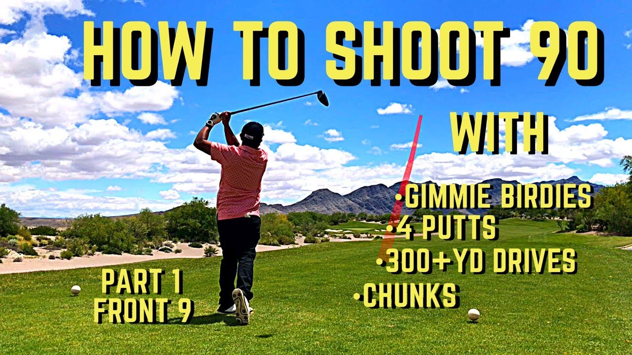 How to shoot 90 at Coyote springs Las Vegas Part 1 300+yard drives, 4 putts, chunks and all