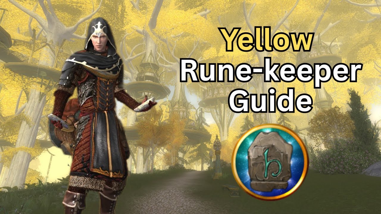 Игровой процесс Lotro Yellow Line Rune Keeper | Одинокий гром | Вращения, настройка, таланты | #l...