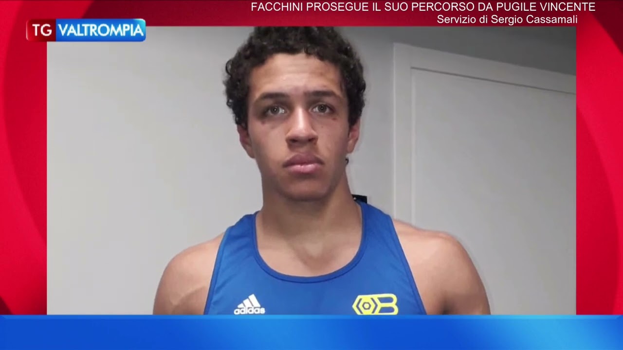 IL PUGILE DELLA BOXE LUMEZZANE MATTIA FACCHINI IN GRANDE EVIDENZA ANCHE A BERGAMO DOVE HA SCONFITTO