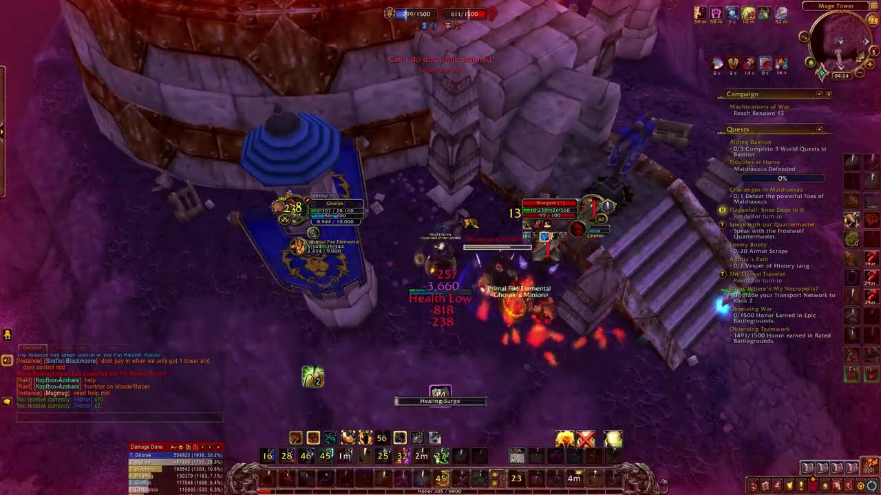 LIKE A WALL!! WoW Shadowlands 9.0 PvP Season 1 - Elemental Shaman Battleground Montage #1