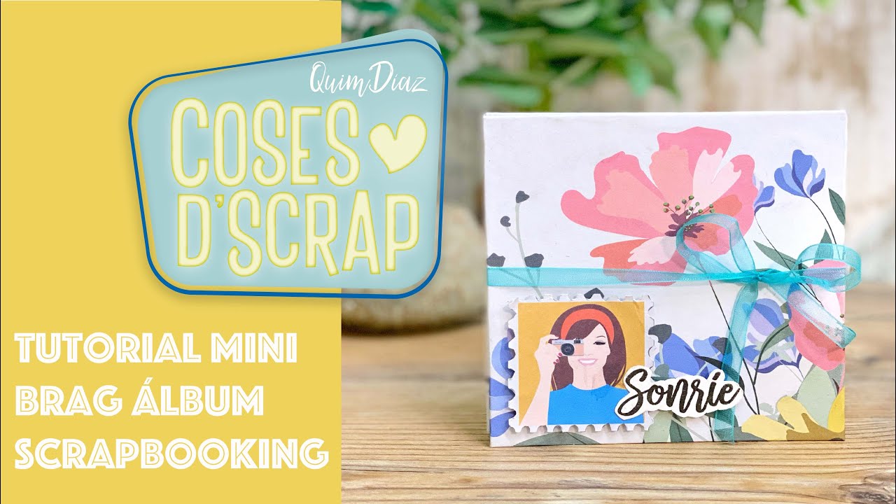 Tutorial Mini Brag Álbum Scrapbooking (álbum para presumir)