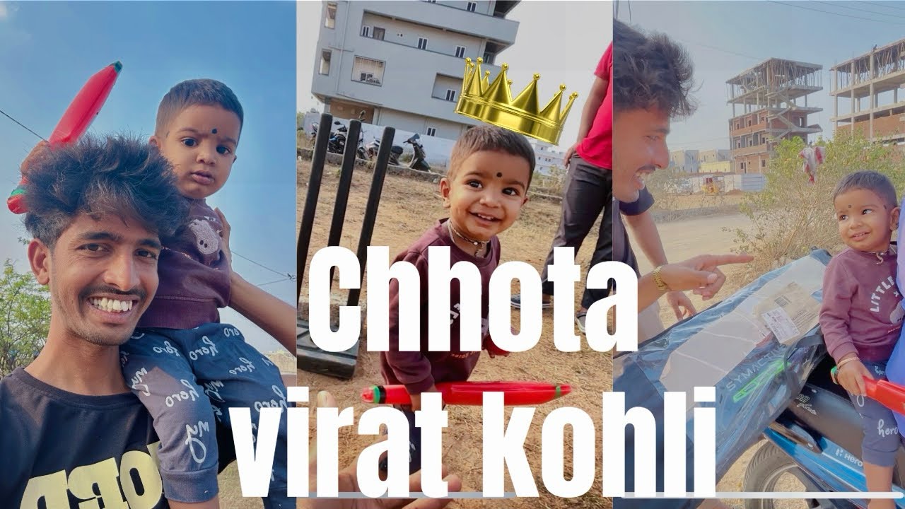 Playing with Chhota virat kohli 18