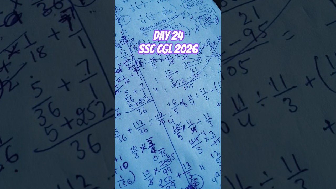 Day - 24 | 3 Months SSC CGL 2026 CHALLENGE | STILL POSSIBLE OR NOT
