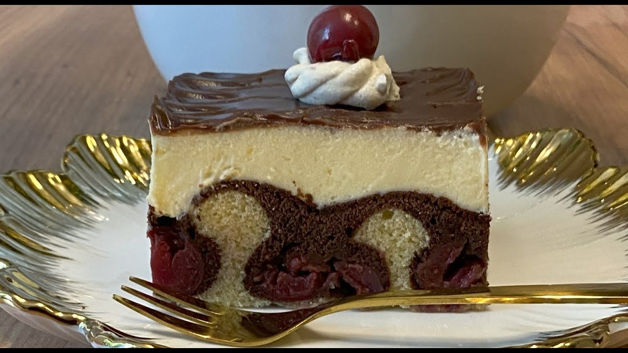 DONAUWELLE - DUNAVSKI VALOVI #recept#recipe #dessert #baking #food #donauwelle  #čokolada #desert