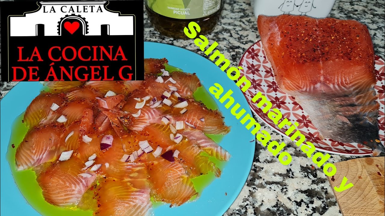 Salmón fresco  marinado y ahumado