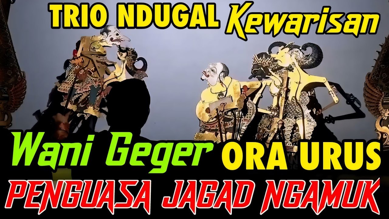 Trio Ndugal Kewarisan_Pagelaran Wayang Kulit Ki seno Nugroho authentic Indonesian Javanese culture