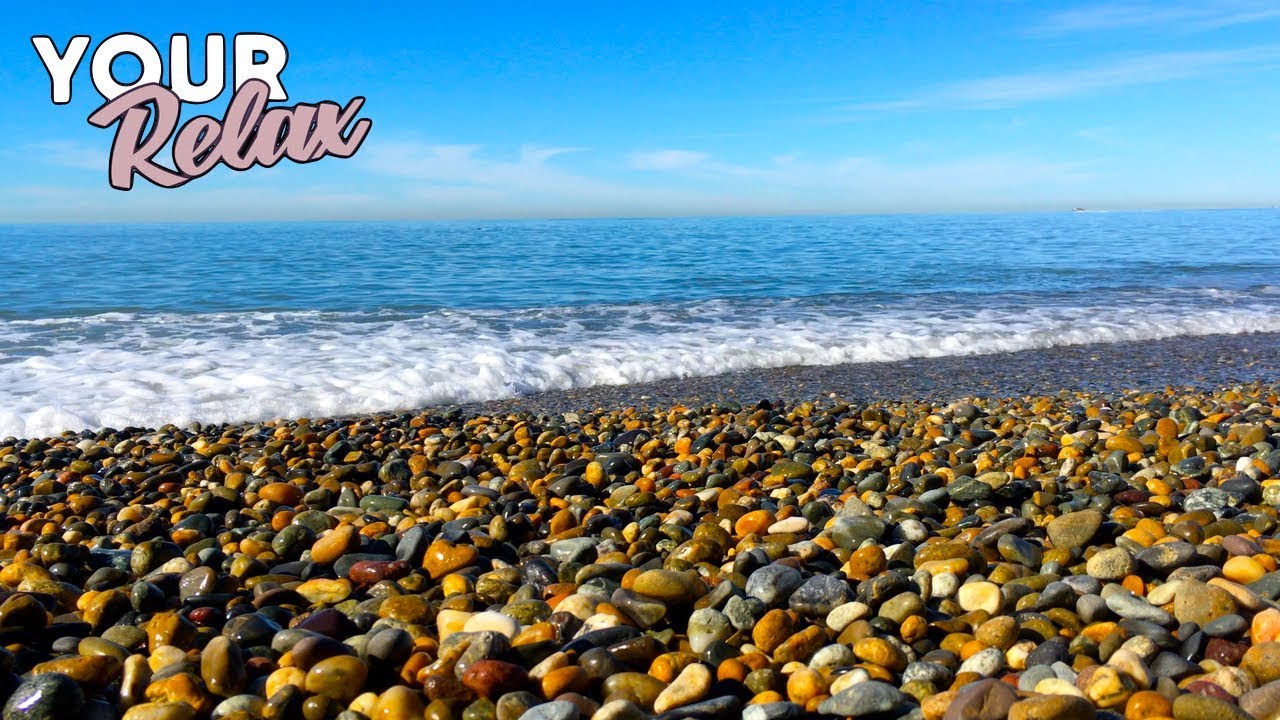 Нежный Шум Моря, Звуки Волн Для Сна и Релаксации. 3 Часа 4К Видео