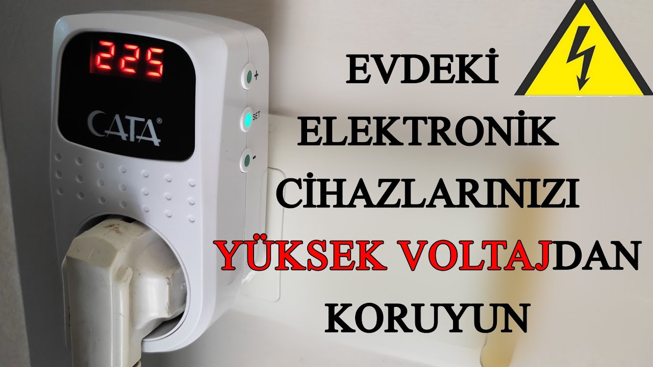 Cihazlarınızı Aşırı Voltajdan Koruyun - Voltaj Korumalı Priz Regülatör