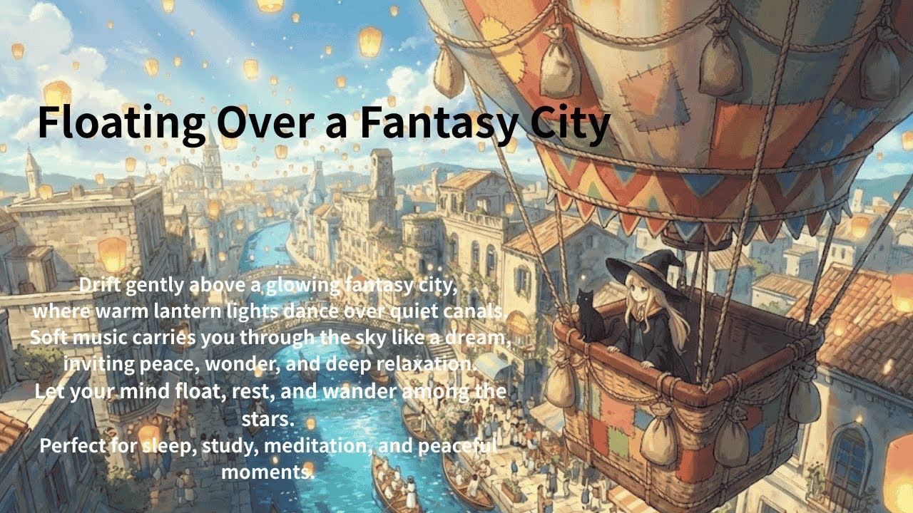 【幻想の街】Floating Over a Fantasy City