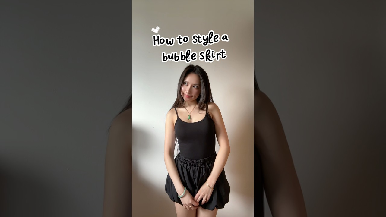 HOW TO STYLE A BUBBLE SKIRT