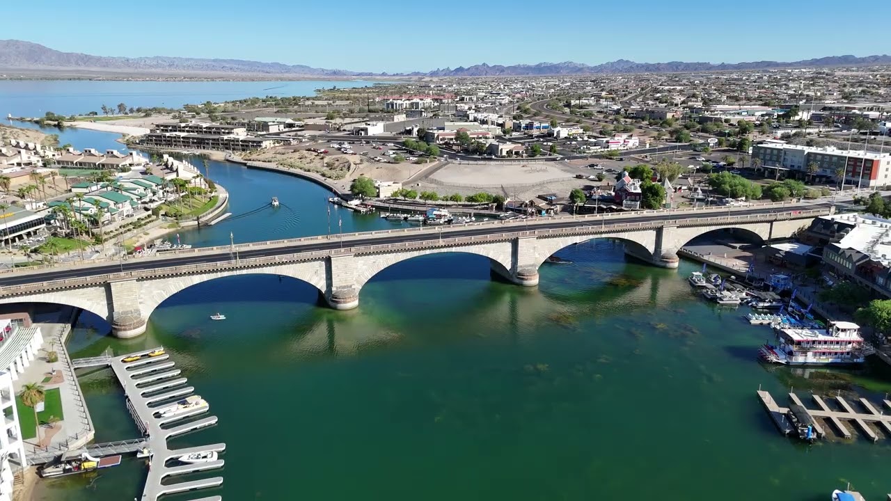 DRONE BRIDGE WATER CHANNEL