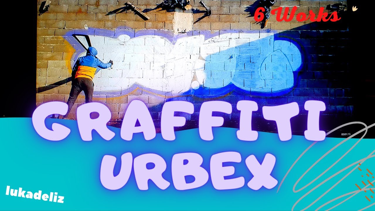 Graffiti URBEX (6 WORKS) Montana Colors  LukaDeliz (Loop Molotow Nbq) GRAFFITI 2022 #urbex #graffiti
