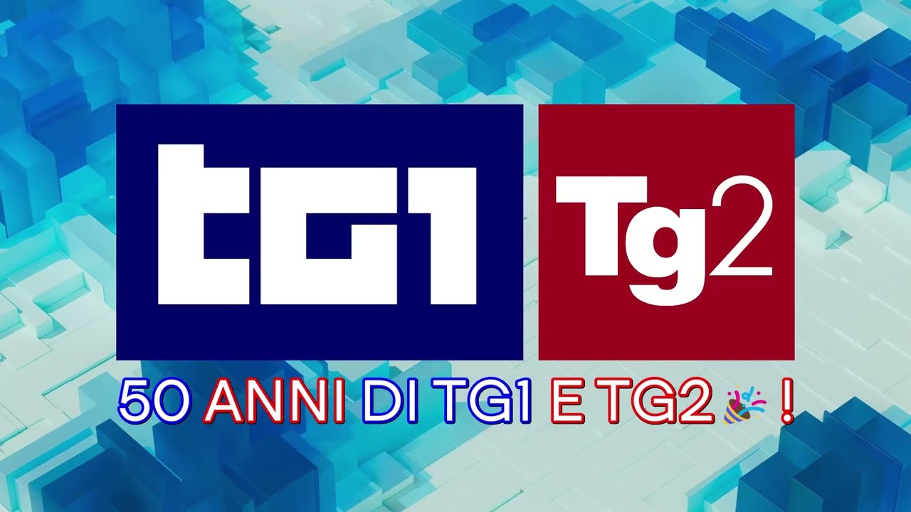 50 ANNI DI TG1 E TG2🎉!