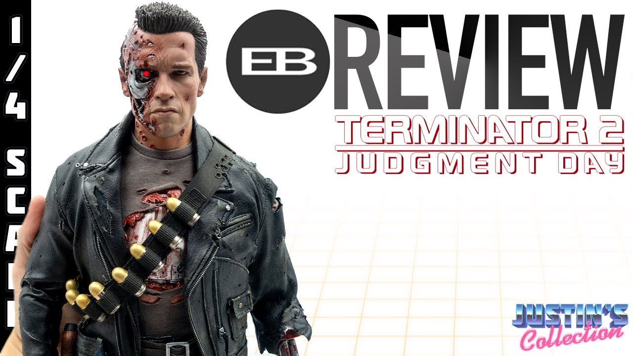 Enterbay 1/4 Battle Damaged T-800 Terminator 2 Judgement Day Review