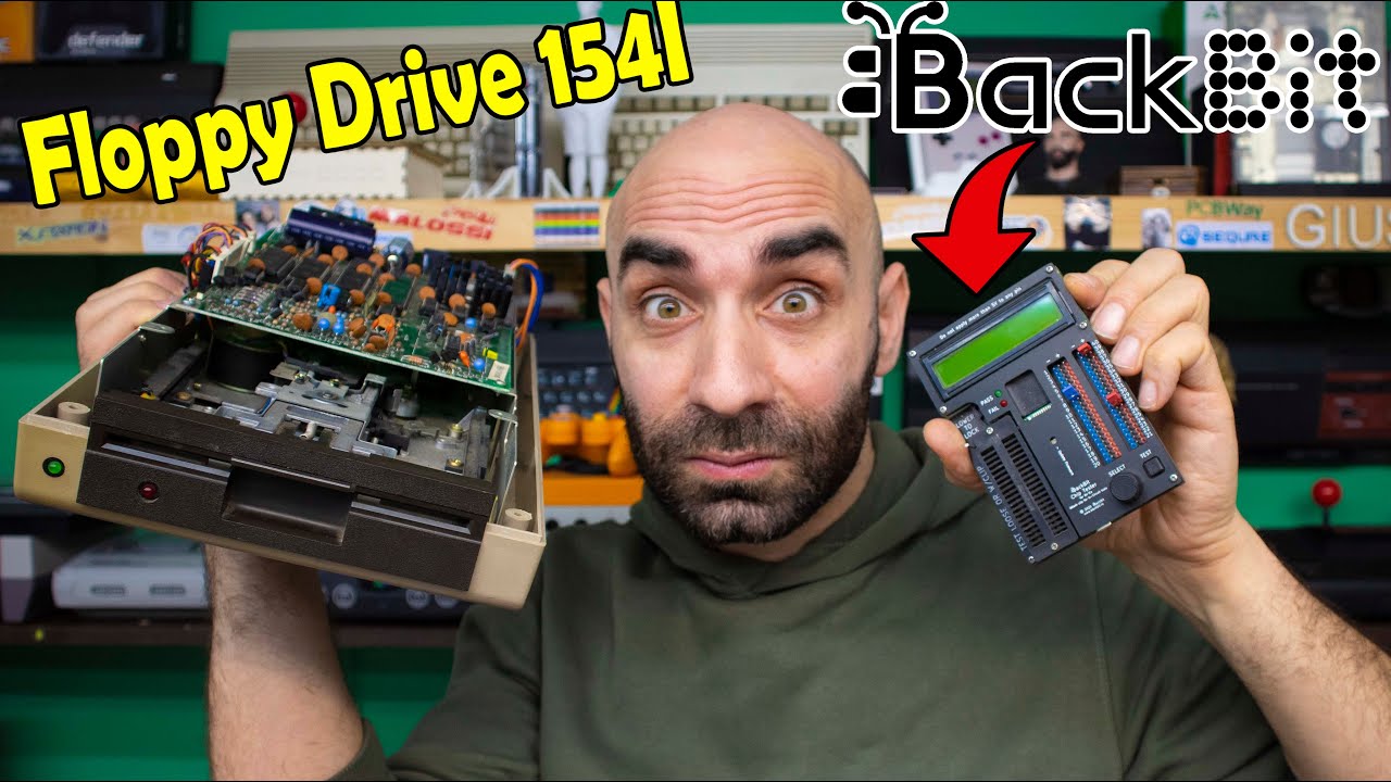 Il Floppy Drive per Commodore 64 RESUSCITATO! GRAZIE BackBit Chip TESTER!