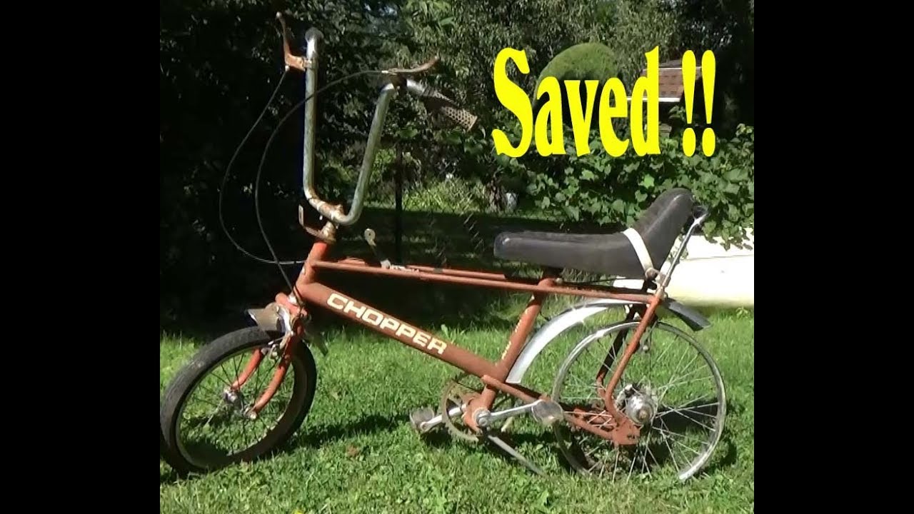 Raleigh Chopper - Mark 2 в плохом состоянии.