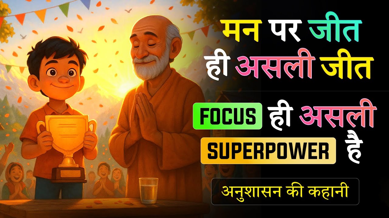 एक गिलास पानी और ज़िंदगी का सबसे बड़ा सबक | Inspirational Story | Story for kids in hindi