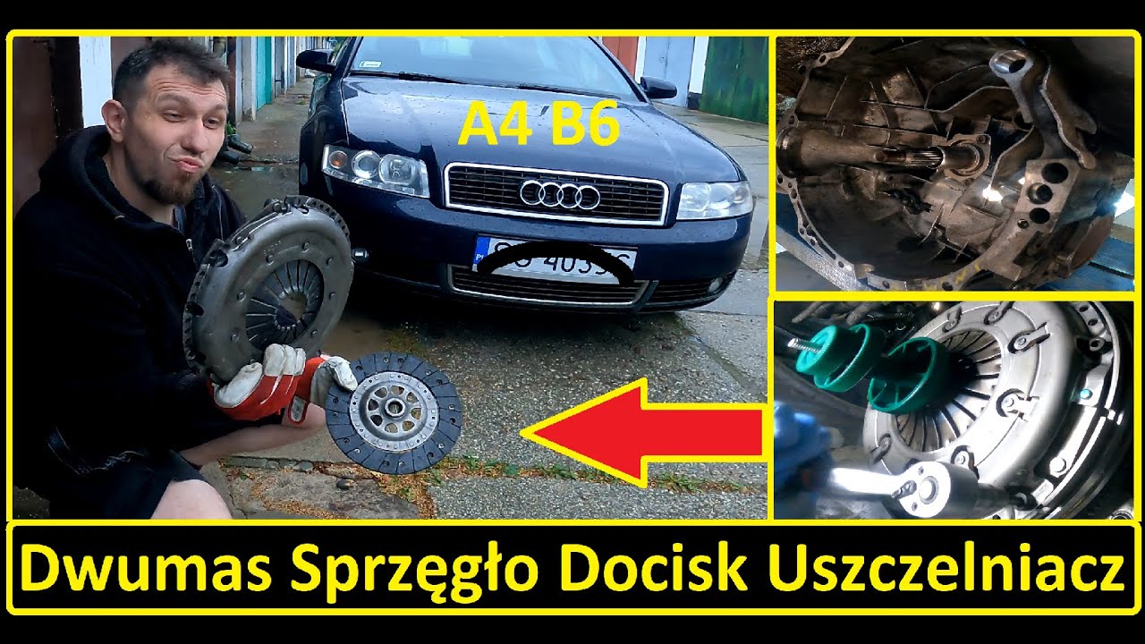 Audi Sprzęgło dwumasa porównanie objawy diagnoza wymiana naprawa A4 B6