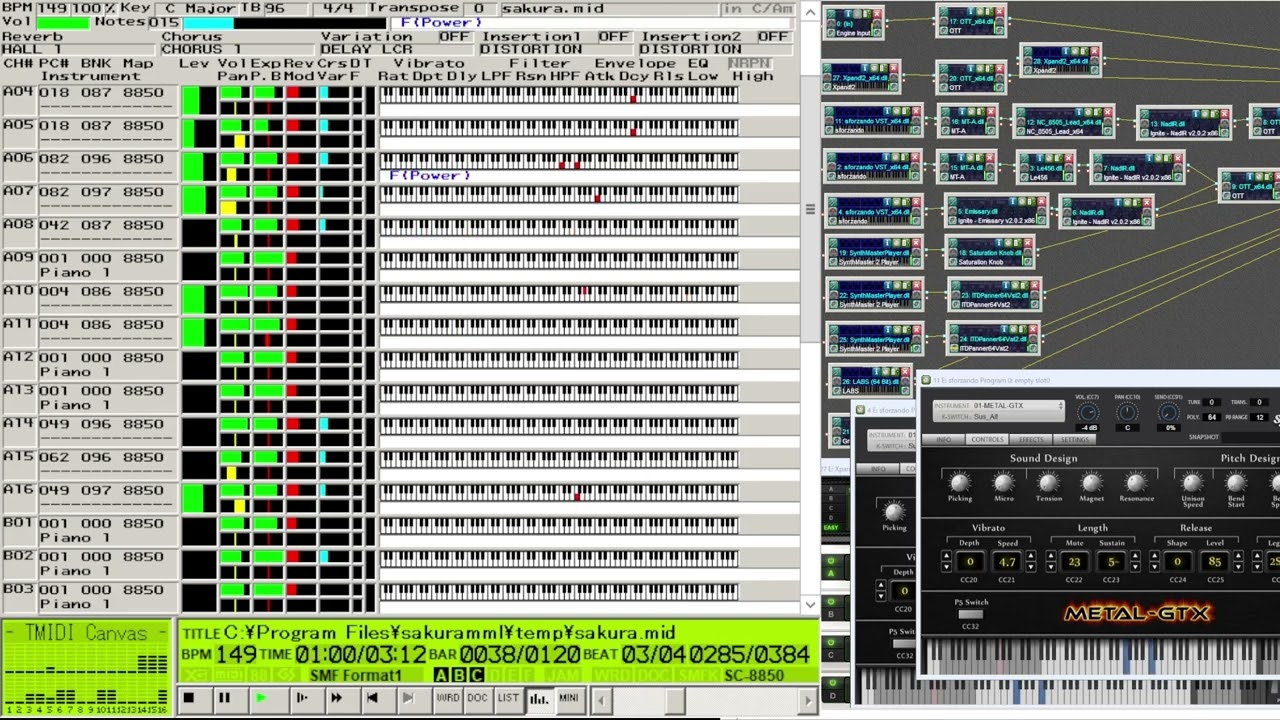 THUNDER CROSS II　Rise in Arms  ～ Heavy Metal Bomber [MIDI SD-80 + VST]