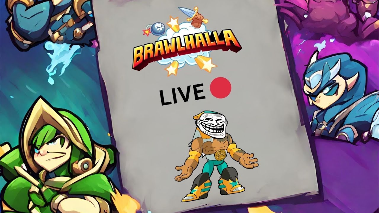 LIVE BRAWLHALLA | Push Rank Santai!